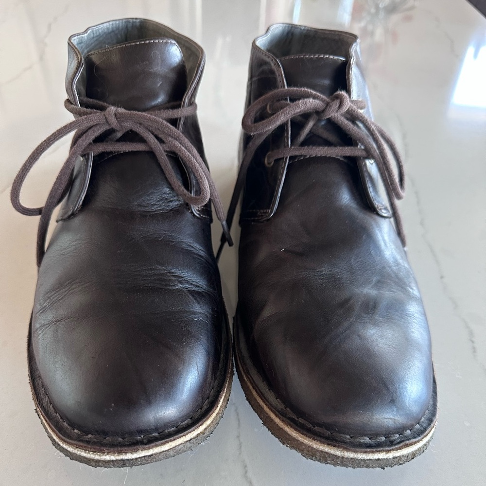 UGG Leighton Chukka Boots 3275 Shearling Insole Dark Chocolate Brown Mens 12 US - Picture 5 of 16